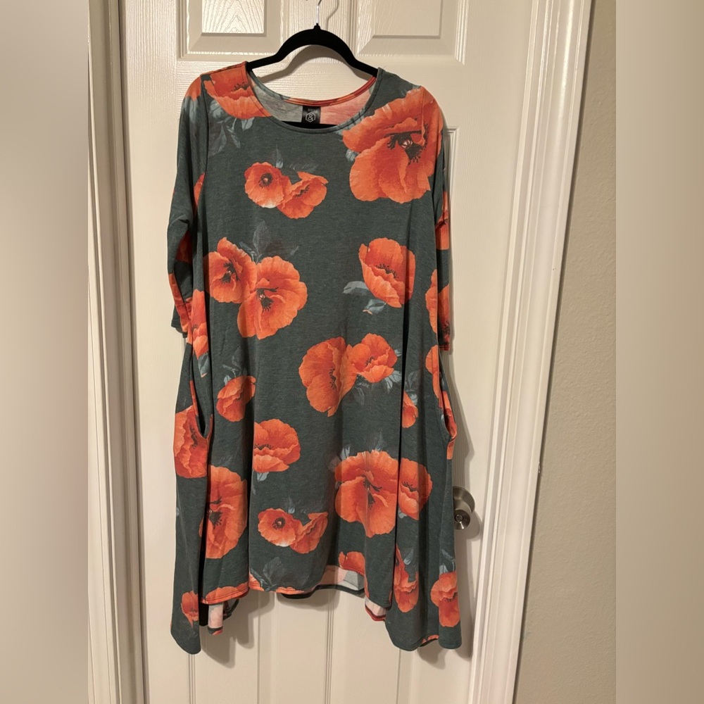 Agnes & Dora Floral Swing Dress